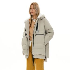 Orolay Beige Puffer Jacket